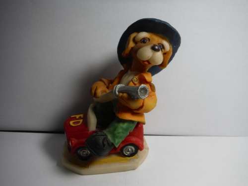 Fireman Dog Ornament