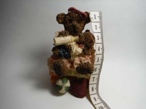 Mama Bear and baby feeding Bear Ornament