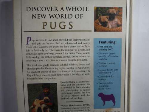 The Pug- Susan M.Ewing (HARDCOVER)- Includes a CD