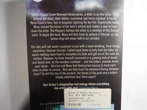 Keri Arthur - Beneath a Rising Moon ( Softcover)