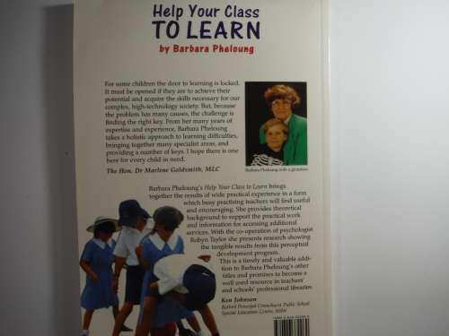 Help Your Class To Learn by Barbara Pheloung -PAPERBACK