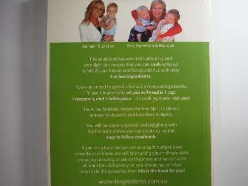 4 Ingredients- Kim McCosker and Rachael Bermingham (SOFTCOVER)