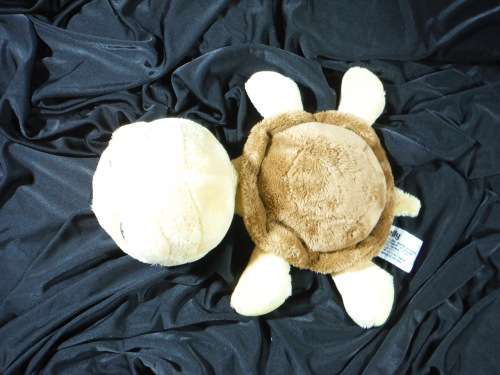 Russ Berrie Lil Peepers Brown Yellow Big Sad Eyes Turtle.