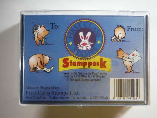 Winnie The Pooh: Childsafe Inkpad (4 Rubber Stamps)