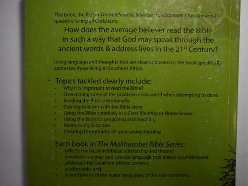 Malihambe! Reading the Bible in Southern Africa Today - Neil T. Oosthuizen