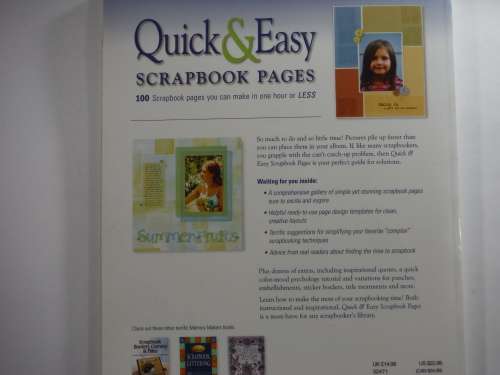 Quick and Easy Scrapbook Pages - Softcover - Memory Makers