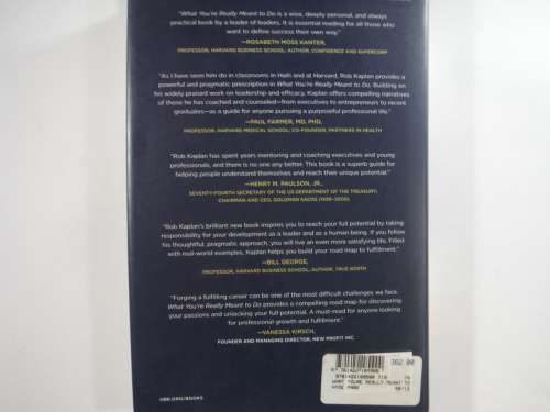 What You're Really Meant to Do - Hardcover - Robert Steven Kaplan