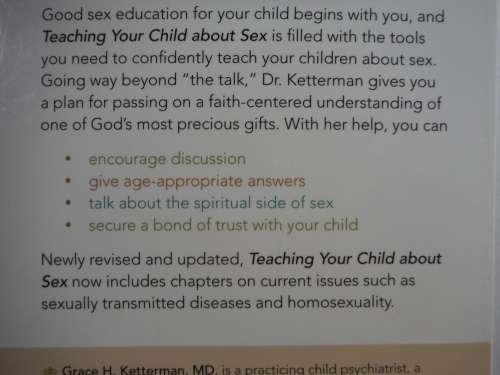 Teaching Your Child About Sex : An essential guide for parents - Grace H. Ketterman, MD