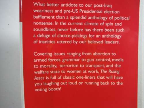 The Ruling Asses - Hardcover - Stephen Robins (Humour)