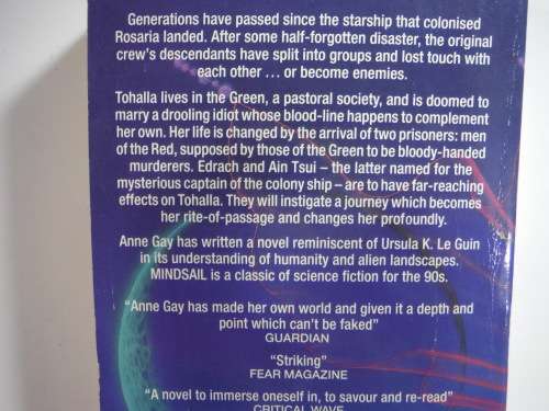 Mindsail- Anne Gay( Sci-Fi Novel)