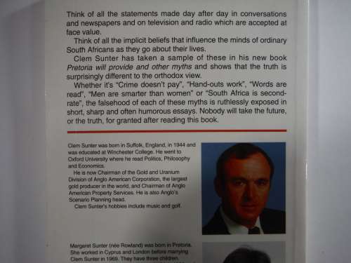 Pretoria will provide and other Myths - Paperback - Clem Sunter