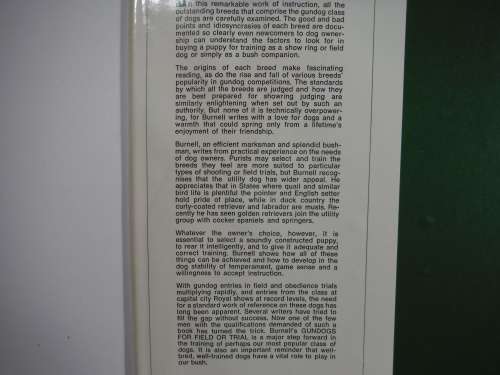 Gundogs For Field Or Trial by Roy Burnell ( A Jack Pollard Sportsmaster)