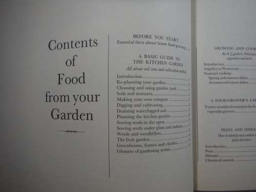 Food From Your Garden: All you need to know to Grow,Cook and Preserve your own Fruit and Vegetables