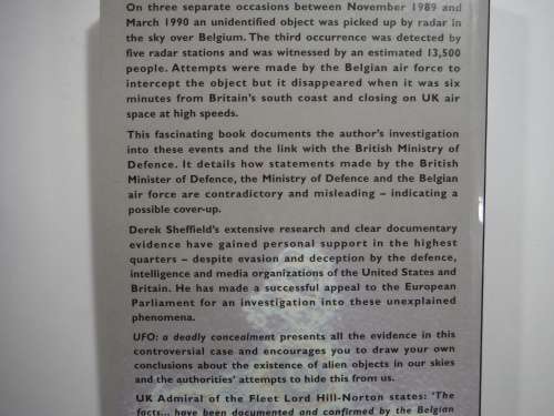 UFO A Deadly Concealment- Derek Sheffield
