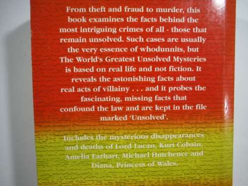 The World`s Greatest Unsolved Mysteries.