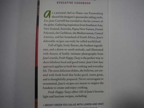 Fresh Happy Tasty: An Adventure in 100 Recipes Book by Jane Coxwell