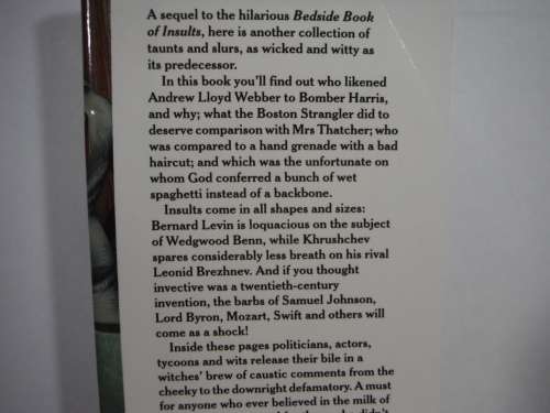 The Bedside Book of More and Meaner Insults | William Cole and Louis Phillips (Eds.)