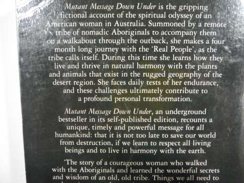 Mutant Message Down Under: A Women`s Journey into Dreamtime - Marlo Mogan