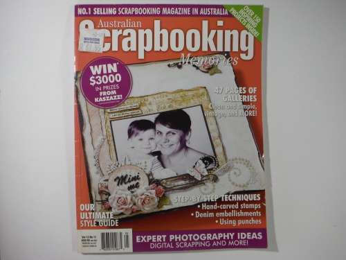 A Lot of 3 Scrapbooking Memories/ For a cause/Photography and Travel Tips  Magazines from Australia.