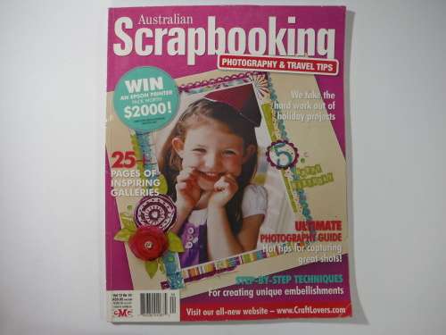 A Lot of 3 Scrapbooking Memories/ For a cause/Photography and Travel Tips  Magazines from Australia.
