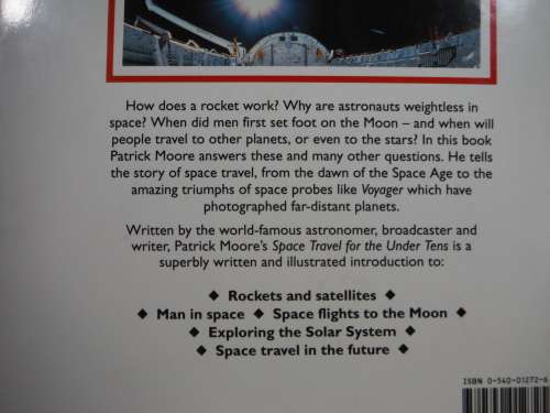 Space Travel: For The Under Tens - Patrick Moor's - Hardcover