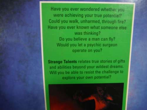 Strange Talents: Marvels and Mysteries (Parrallel)