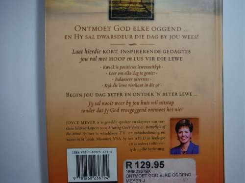 Ontmoet God elke Oggend: 366 dagstukkies- Joyce Meyer