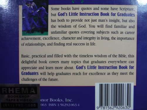 God`s Little Instruction Book for Graduates
