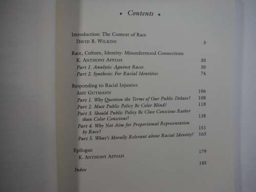 Colour Conscious: The Political Morality Of Race - K.Anthony Appiah  and Amy Gutmann