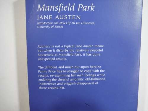 Mansfield Park- Jane Austen