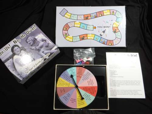 Un-Uh! No, He Di`int! Drinking Board Game Great For Bachelorette Parties! Fun!