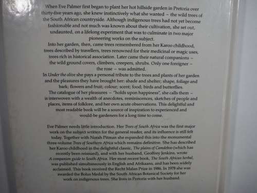 Under The Olive- Eve Palmer : A Book Of Garden Pleasures