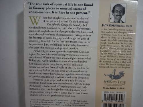 After The Ecstasy, the Laundry- Jack Kornfield ( AUDIO CD)