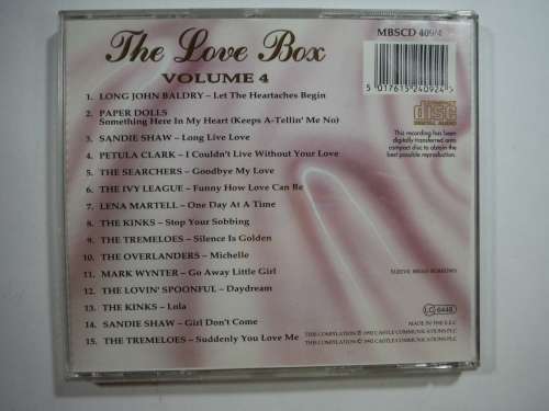 The Love Box- Volume 2, Volume 3 & Volume 4 (CDs)