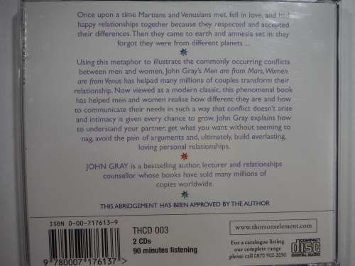 Men Are From Mars, Women Are from Venus- John Gray (Audio Books)