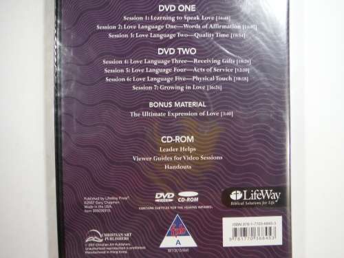 The Five Love Languages - Gary Chapman( DVD- NEW & SEALED)