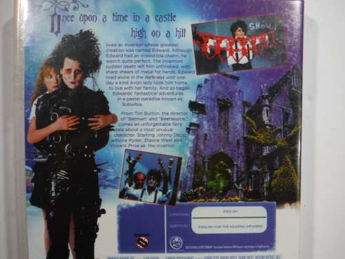 Edward Scissorhands- DVD (Tim Burton Movie)