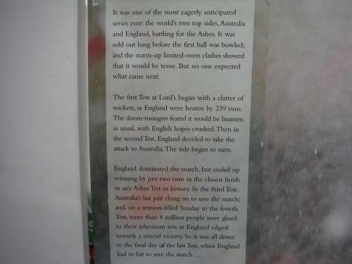 The Cricket Team: Ashes Victory (HARDCOVER)