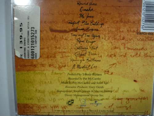Counting Crows - August and everything after (CD)