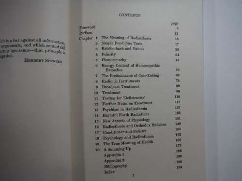 An Introduction To Medical Radiesthesi & Radionics- Vernon D Wethered (HARDCOVER)
