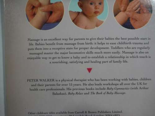 Baby Massage for Beginners (SOFTCOVER) Peter Walker