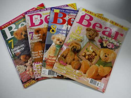 A Lot of 4 Australian  Bear Creations Magazine (SOFTCOVER)