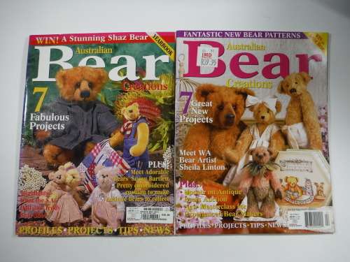 A Lot of 4 Australian  Bear Creations Magazine (SOFTCOVER)