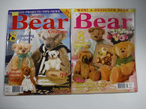 A Lot of 4 Australian  Bear Creations Magazine (SOFTCOVER)