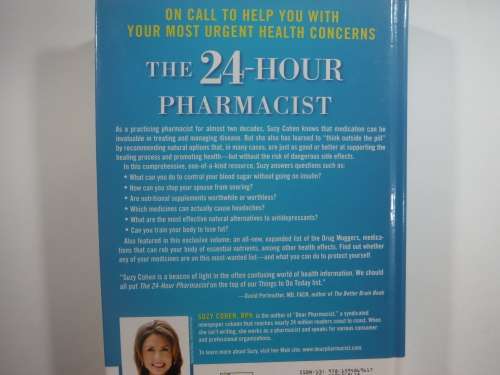 The 24- Hour Pharmacist - Suzy Cohen (HARDCOVER)