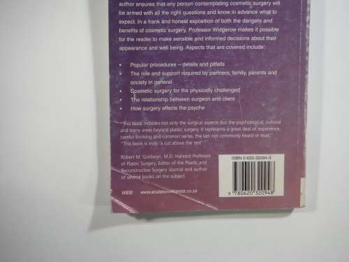 A Cut Above the Rest- Professor Alan D Widergrow (SOFTCOVER)