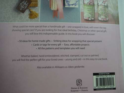 Ideas Gifts : 50 Ideas for Handmade Gifts (SOFTCOVER)