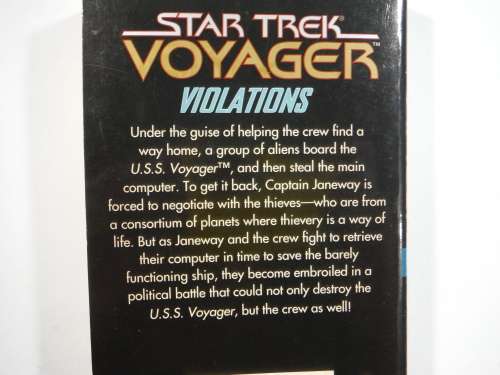 Violations (Star Trek Voyager, No 4) Susan Wright (SOFTCOVER)