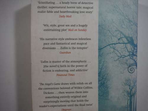 The Angel`s Game - Carlos Ruiz Zafon - SOFTCOVER