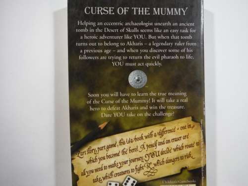 Curse Of The Mummy- Steve Jackson & Ian Livingstone(Fighting Fantasy Game Book)